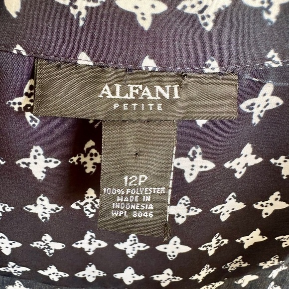 ALFANI, NWOT, WOMENS SLEEVELESS, BUTTON FRONT, SHIFT DRESS. SIZE 12P - Picture 6 of 6